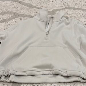 Lululemon brushed soft stream half zip